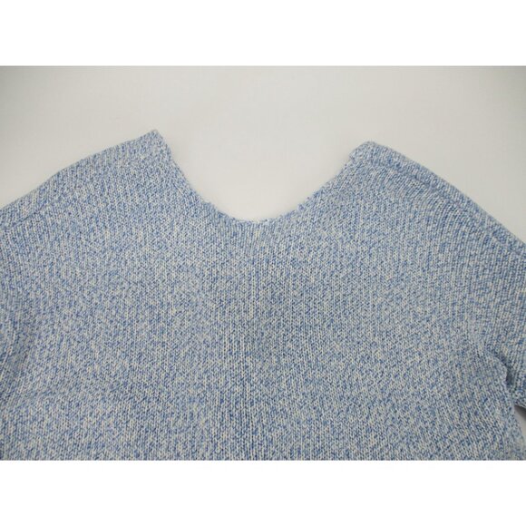 Loft Womens Sweater XL Light Blue Twist Back Sweater Ladies Open Back Knit New - Picture 12 of 16